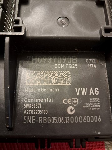 Блок управління комфорту 7H0937090B VAG