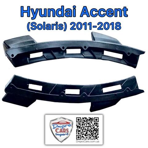 Hyundai accent 11-18 крепление (original) бампера правое (под фару) 865841R000