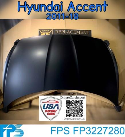 Hyundai accent 11-18 капот (тайвань) FP3227280