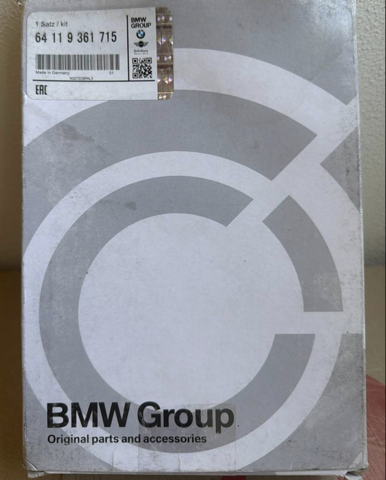 Фільтр, повітря у внутрішній простір 64119361715 BMW