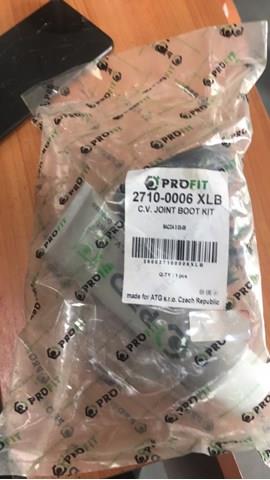 Пильник гранати внутрішній, лівий 27100006XLB PROFIT