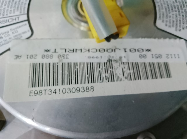 Подушка безпеки, водійська, AIRBAG 3B0880201AE VAG