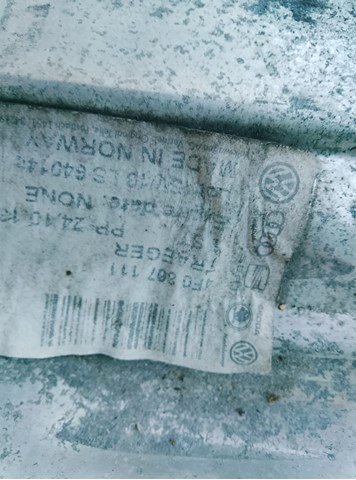Підсилювач бампера переднього 4F0807111A VAG