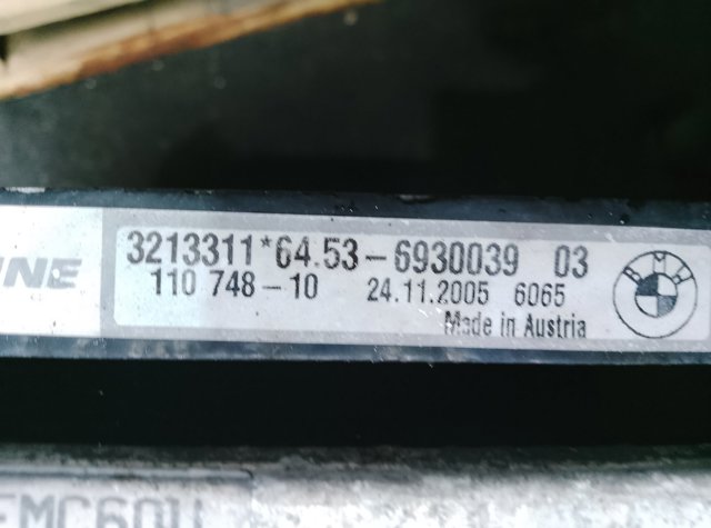 Радіатор охолодження кондиціонера 64539169526 BMW