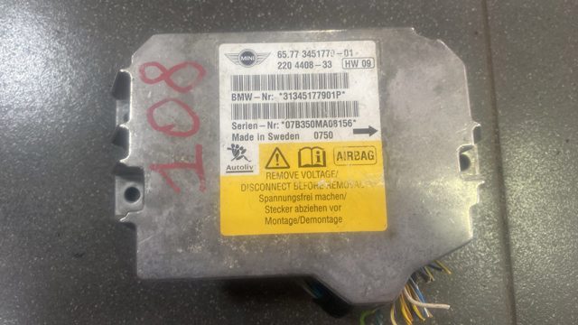 Модуль-процесор управління подушки безпеки 65779807169 BMW