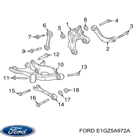 Діагональний важіль E1GZ5A972A FORD