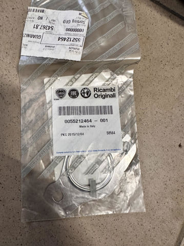 Прокладка турбіни вихлопних газів, впуск 55212464 FIAT