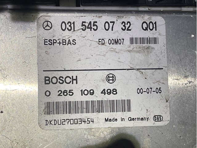 Модуль управління ESP 0315450732 MERCEDES