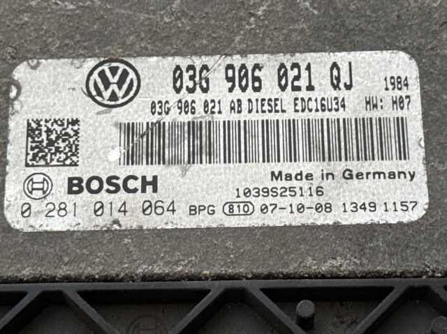 Блок двигуна 03G906021QJ VAG