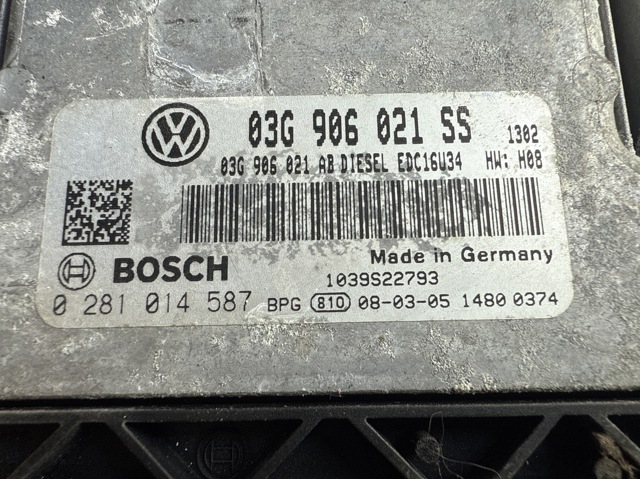 Блок двигуна 03G906021SS VAG