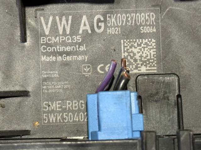 Блок управління комфорту 5K0937085R VAG