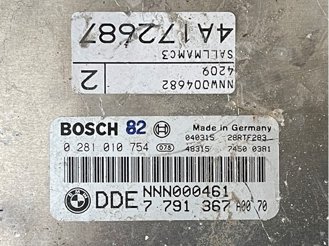 Комп'ютер двигуна 7791367 BMW