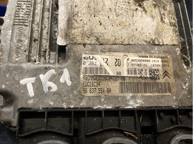 Мізки двигуна 9663755480 PEUGEOT