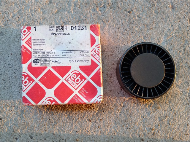 Ролик натягувача приводного ременя 01231 FEBI