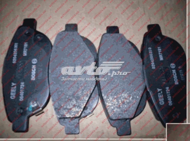 Передні гальмівні колодки 1064001724 MARKET (OEM)