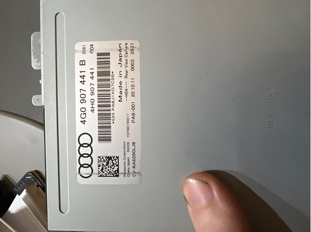 Блок управління камерою 4G0907441B VAG