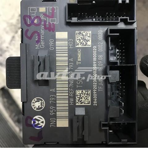 Блок комфорту передніх дверей 7N0959793A VAG
