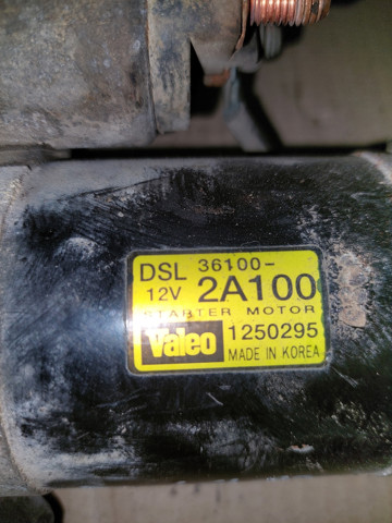 Стартер двигуна 361002A100 HYUNDAI
