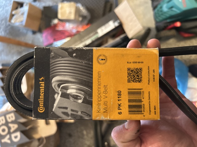 Ремінь приводний, агрегатів 6PK1180 CONTINENTAL