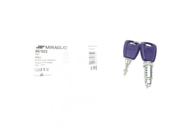 Лічинка замка багажника 801023 MIRAGLIO