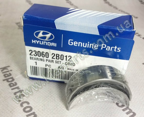 Вкладиші коленвала шатунні 230602B012 HYUNDAI