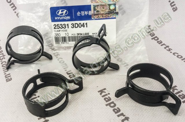 Хомут стяжний металевий, універсальний 253313D041 HYUNDAI