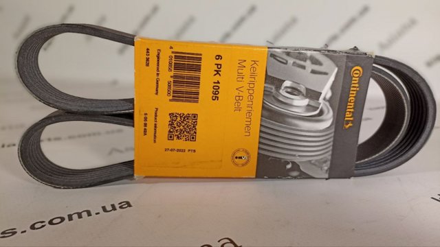 Привід допоміжних агрегатів 6PK1095 CONTINENTAL