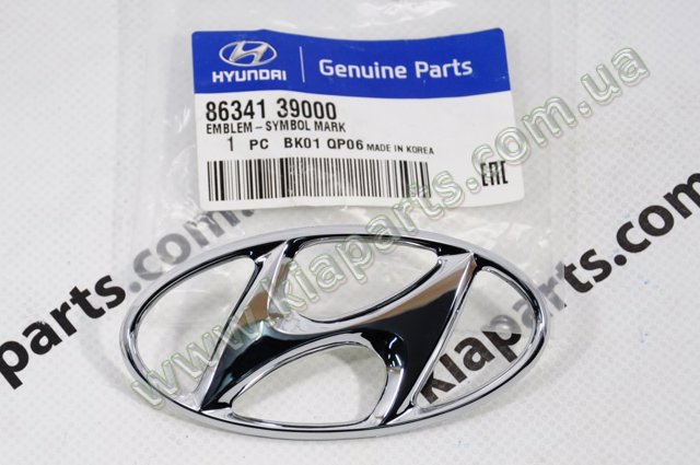 Емблема решітки радіатора 8634139000 HYUNDAI