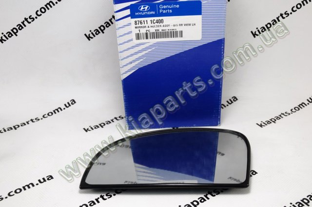 Дзеркальний елемент лівий 876111C400 HYUNDAI