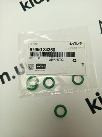 Кільце ущільнююче шланга компресора, зворотного 9769034350 HYUNDAI