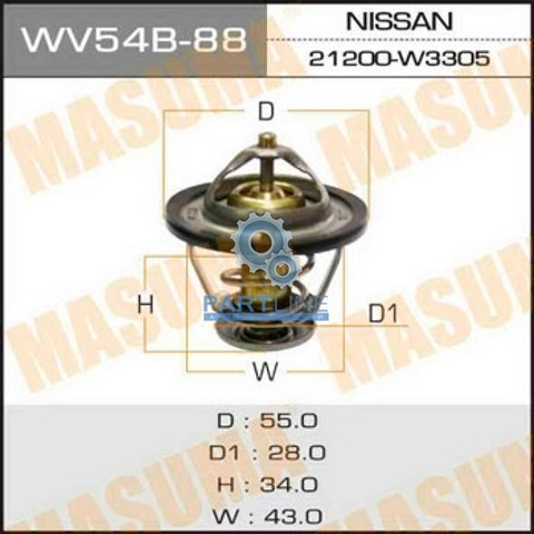 Термостат masuma  wv54b-88 WV54B88