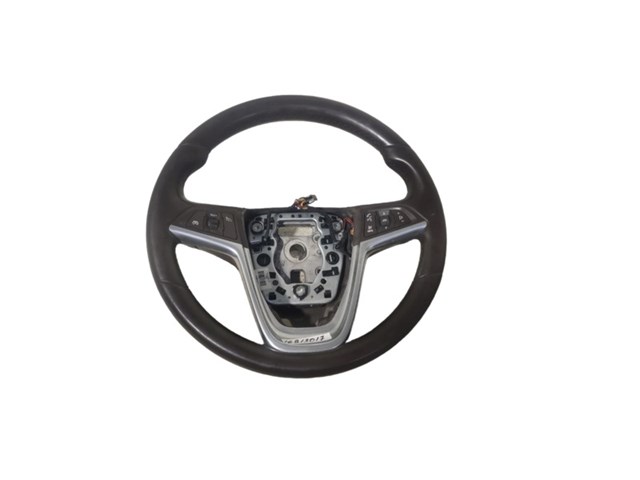 Кермо шкіра 3 спиці мульти під airbag opel insignia 08-16 13316547