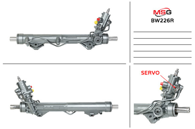 Рульова рейка з гпк відновлена bmw 5 e60-61 03-10 5003636