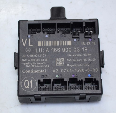 Блок комфорту передніх дверей A1669000318 MERCEDES