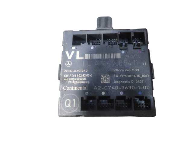 Блок комфорту передніх дверей A1669005411 MERCEDES