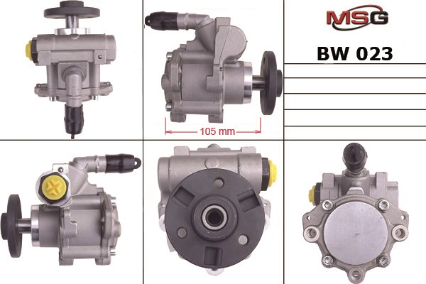 Насос гідропідсилювача керма BW023 MS GROUP