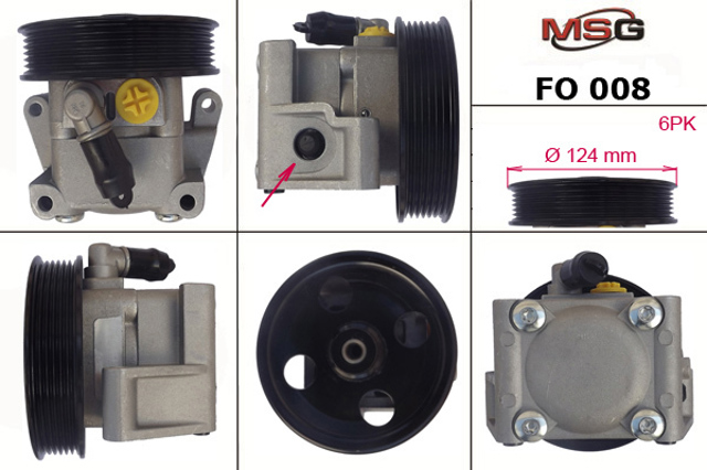 Насос гідропідсилювача FO008 MS GROUP
