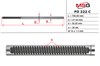 Вал / шток рульової рейки FO222C MS GROUP