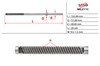 Вал / шток рульової рейки ME211C MS GROUP