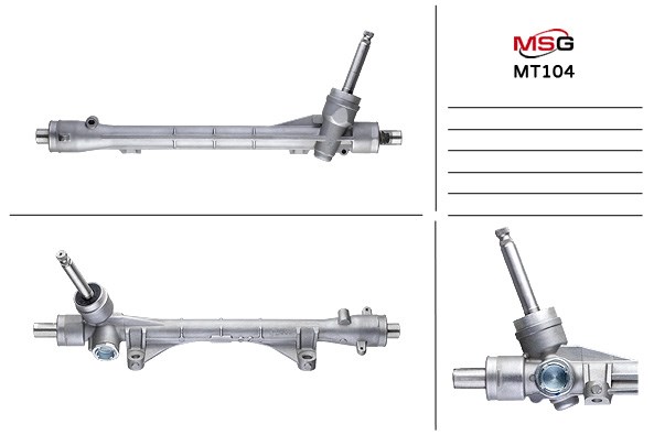 Кермова рейка MT104 MS GROUP
