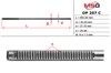 Вал / шток рульової рейки OP207C MS GROUP