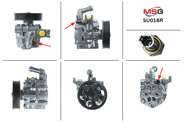 Насос рульового механізму SU016R MSG Rebuilding