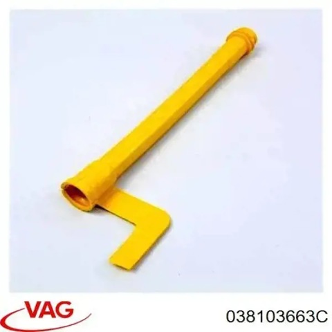 Направляюча щупа-індикатора рівня масла в двигуні 038103663C VAG