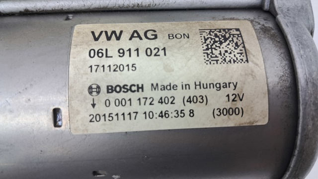 Стартер 06L911021 VAG