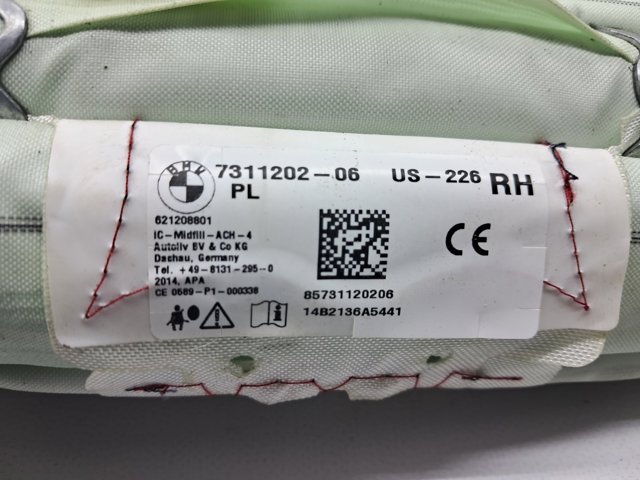 Подушка безпеки, збоку, права, AIRBAG 72127311202 BMW