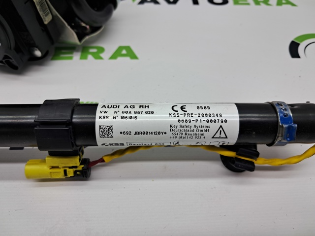 Ремінь безпеки передній правий 80A857706FV04 VAG