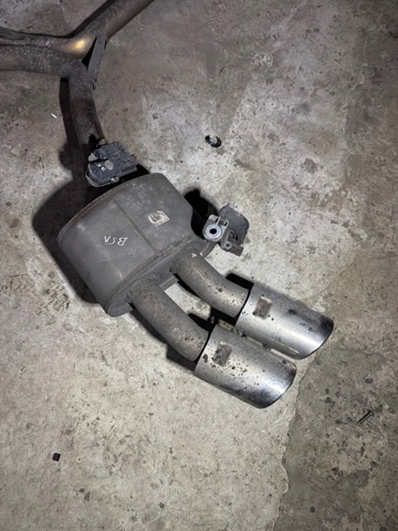 Глушник вихлопних газів кінцевий 8W0253609K VAG