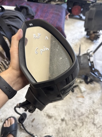 Бічне дзеркало заднього виду ліве 8W1857409D9B9 VAG