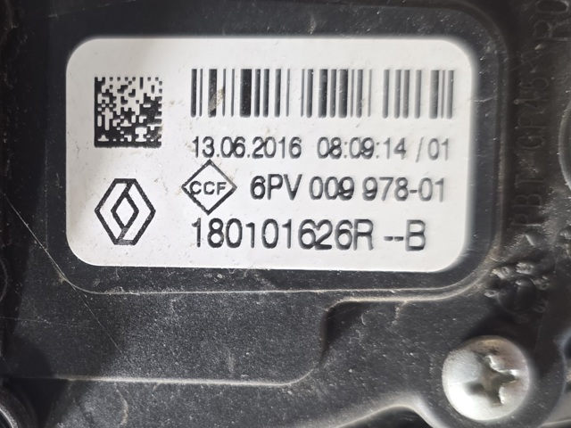 Педаль акселератора 180101626R RENAULT