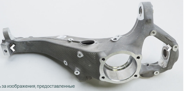 Цапфа - поворотний кулак передній, правий 9J1407246B VAG